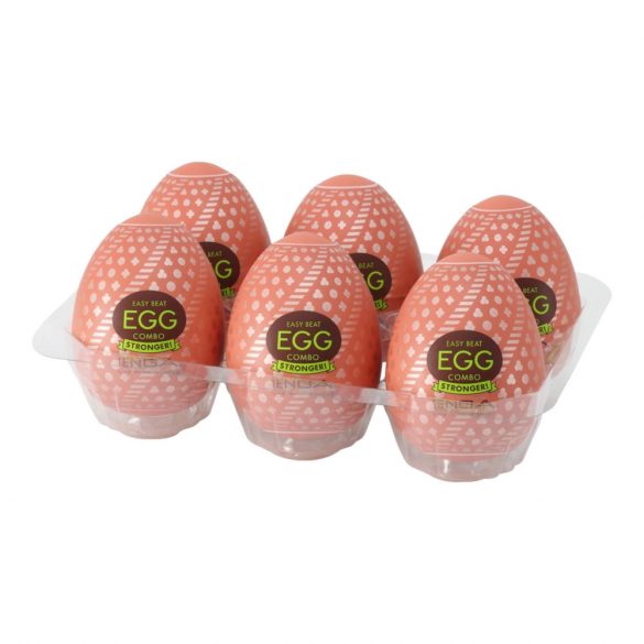 TENGA Egg Combo Stronger - ouă pentru masturbare (6 buc)