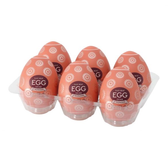 TENGA Egg Gear Stronger - ou de masturbare (6 buc)