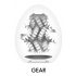 TENGA Egg Gear Stronger - uovo per masturbazione (6 pezzi)