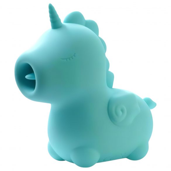 Einhorn Mount'n Peak - Akkubetriebener Einhorn Klitorisstimulator (Blau)