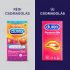 Durex Emoji PleasureMe - ribbad-prickig kondom (12 st)