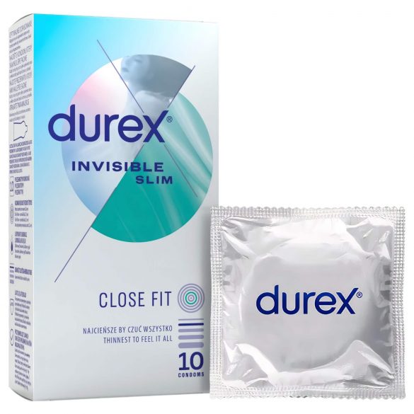 Durex Invisible Slim - thin condoms (10 pcs)