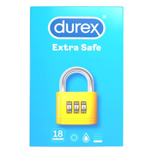 Durex Ypač Saugūs - saugūs prezervatyvai (18 vnt)