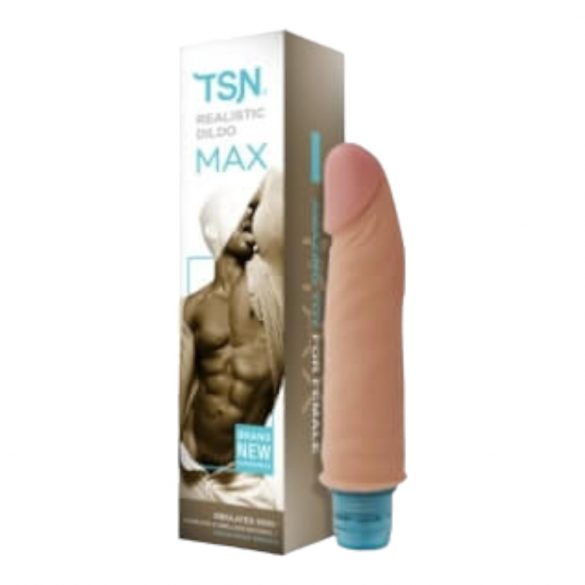 Lonely Max - realistischer Vibrator (17cm) - naturfarben