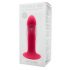 Vibrator Hitsens 2 - fără fir, flexibil, cu ventuză (roz)