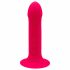 Hitsens 2 - oplaadbare, flexibele vibrator met zuignap (roze)