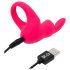 HappyRabbit Cock - Rechargeable Vibrating Cock Ring (Pink)