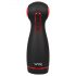 WYNE 06 - Rechargeable Vibrating Suction Masturbator (Black)