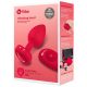 b-Vibe Heart - Rechargeable, Remote-Controlled Anal Vibrator (Red)