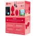 b-vibe heart - oplaadbare anale vibrator met afstandsbediening (rood)