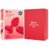 b-vibe heart - rechargeable, radio-controlled anal vibrator (red)