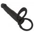 Black Velvets Double F - Strap-On Anal Vibrator (Black)