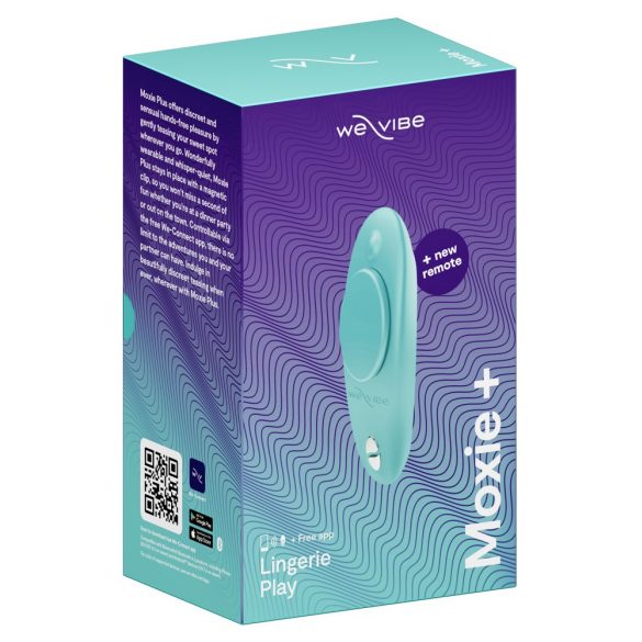 Moxie+ - vibrateur clitoridien intelligent (turquoise)