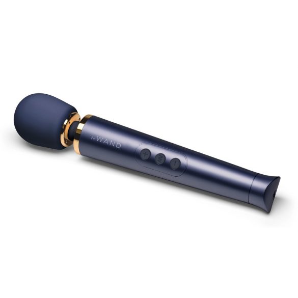 Le Wand Petite - exclusieve, oplaadbare massagetrilator (blauw)