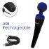 PalmPower oplaadbaar - massage vibrator (blauw)