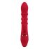 Vibratore con Anelli Mobili e Stimolatore Clitorideo a Forma di Coniglio You2Toys (rosso)