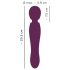 You2Toys Grande - Rechargeable Massaging Vibrator (Burgundy)