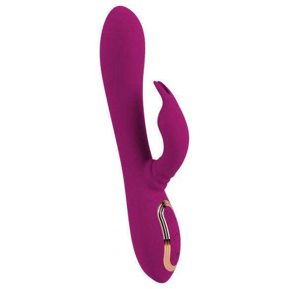 Javida - 3-in-1 Beaded Rotating Vibrator (Purple)