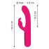 You2Toys Pink Sunset - digital vibrator med klitorisarm (rosa)