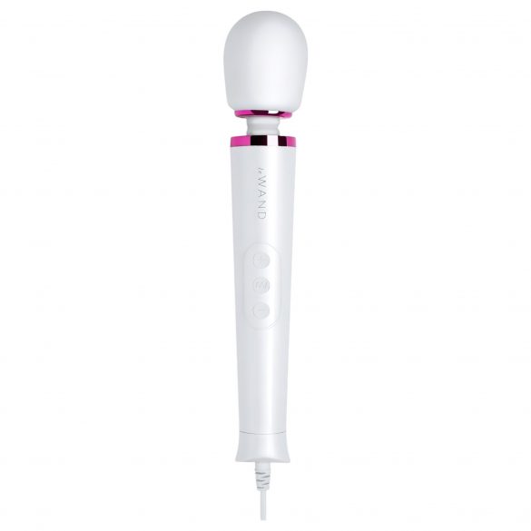 Le Wand Petite Plug-In - tīkla masieris vibrators (balts)