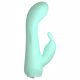 Cuties Mini 4 - Rechargeable, Waterproof Rabbit Vibrator (Green)