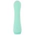 Mini Vibrator Cuties 4 - rezistent la apă, cu urechi de iepure, pe baterii (verde)