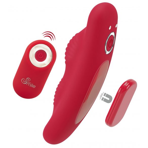 Smile - draadloze oplaadbare slipvibrator (rood)