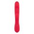 Lapin Sourire Thumping - vibromasseur rechargeable à 3 moteurs (rouge)