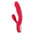 Smile Thumping Hase - Akku-Vibrator mit 3 Motoren (rot)