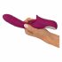 Javida Licking & Thrusting - vibratore leccante e spingente (viola)