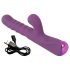 Javida - 3in1 zaķīšu vibrators (violets)