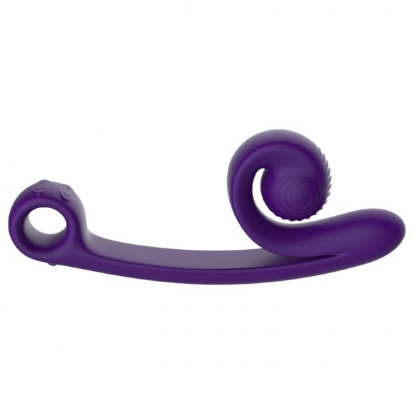 Snail Vibe Curve - 2-in-1 Clitoral Vibrator (Purple)