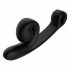 Snail Vibe Curve - 2in1 Klitorisreizender Vibrator (schwarz)