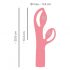 You2Toys Fabulous - uppladdningsbar vibrator med klitorisarm (rosa)