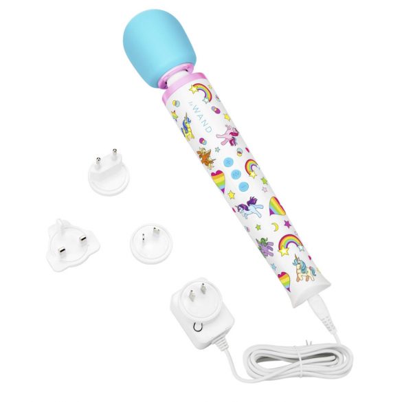 Le Wand Eenhoorn - verstelbare massager vibrator set (regenboog)