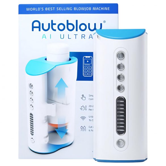 Autoblow A.I. Ultra - Mains-Powered Super Mouth Masturbator (White)