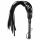 Faux Leather Whip - Black (42cm)