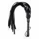 Faux Leather Whip - Black (42cm)