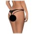 Obsessive Picantina - Black Double Strap Women's Panties  - L/XL