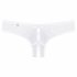 Obsessive Alabastra - Floral Bow Open Women's Thong - White  - L/XL