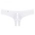 Obsessive Alabastra - Floral Bow Open Women's Thong - White  - L/XL