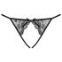 Miamor Obsessive - Open Lace Mesh Women's Underwear (Black)  - L/XL