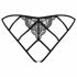 Miamor Obsessive - Open Lace Mesh Women's Underwear (Black)  - L/XL