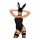 Obsessive OB7008 Sexy Bunny - kostým zajačika (čierny)
