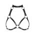 Obsessive A740 - Decorative Body Harness with Choker (Black) - S-L