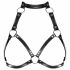 Obsessive A740 - Decorative Body Harness with Choker (Black) - S-L