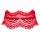 Obsessive Bergamore - Lace Choker with Chain (Red) S-L