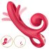 Sweet Play - Tongue Vibrator with Clitoral Arm (red)