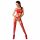 Passion BS047 - Open Mesh Set with Cutouts (Red) - S-L