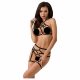 Morgan Passion - Ornamental Body Harness Set - 3 Pieces (Black)